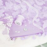 DIY Stoffe Mix - Organzaband - Knöpfe - Garn