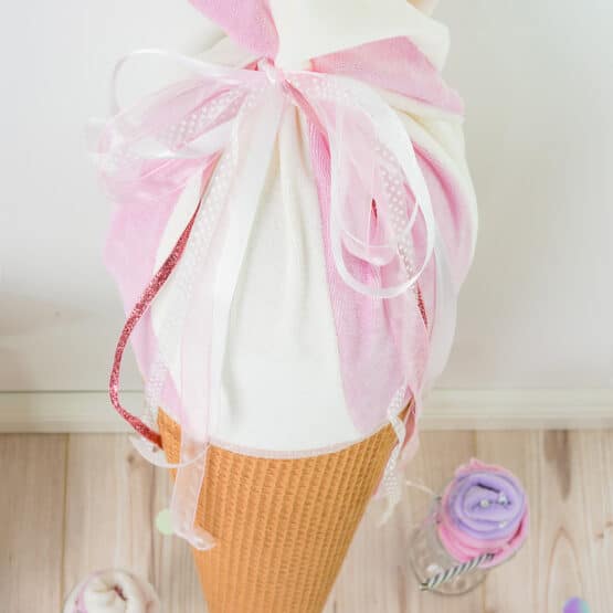 DIY Stoffe- Inspiration - Schultüten Paket – Eiscreme - Organzaband - Satinband