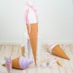 DIY Stoffe- Inspiration - Schultüten Paket – Eiscreme - Softeis Kissen