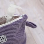 DIY Stoffe - Inspiration - Kosmetiktasche - Paket - Lavendel Cord
