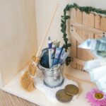 DIY Stoffe Inspiration - Wichtel - Miniatur - Eimer - Besen
