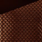 Folienjersey - Meerjungfrau Schuppen - Dunkles Kupfer/Schwarz