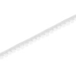 Mini Pomponborte – Weiß