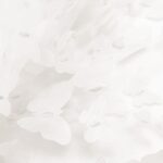 Tüllstoff – Schmetterlinge – Cremeweiß