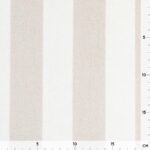 Frottee-Jersey - Breite Streifen - Cremeweiß/Sand Beige
