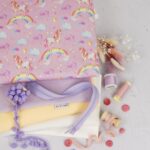 DIY Stoffe Mix - Gummiband - Reißverschluss - Garne