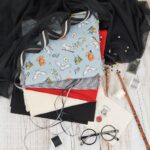 DIY Stoffe Mix - Satinband - Reißverschluss - Garne