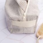 DIY Stoffe Inspiration - Kulturbeutel – Paket – Sand Beige Melange