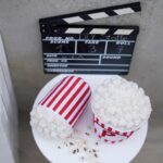 Diy Stoffe Inspiration - Popcorn - Paket Rot Weiss - Streifen