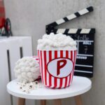 Diy Stoffe Inspiration - Popcorn - Paket Rot Weiss - Streifen