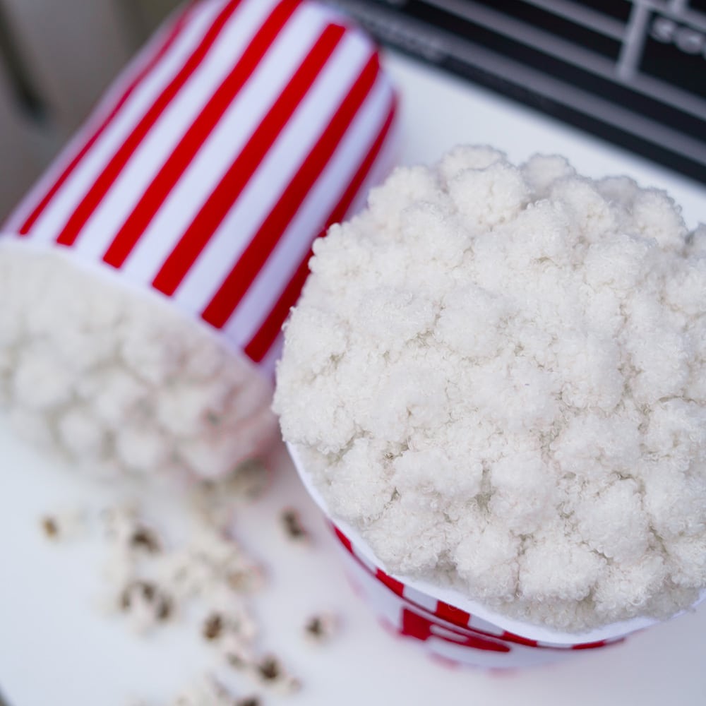 Diy Stoffe Inspiration - Popcorn - Paket Rot Weiss - Streifen