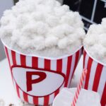 Diy Stoffe Inspiration - Popcorn - Paket Rot Weiss - Streifen