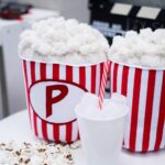 Diy Stoffe Inspiration - Popcorn - Paket Rot Weiss - Streifen