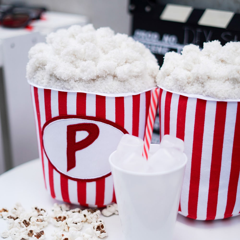 Diy Stoffe Inspiration - Popcorn - Paket Rot Weiss - Streifen Diy Stoffe Inspiration - Popcorn - Paket Rot Weiss - Streifen