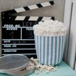 Diy Stoffe Inspiration - Popcorn - Paket Mint Weiss - Streifen
