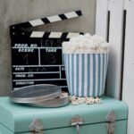 Diy Stoffe Inspiration - Popcorn - Paket Mint Weiss - Streifen