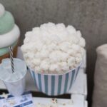 Diy Stoffe Inspiration - Popcorn - Paket Mint Weiss - Streifen - Softeis
