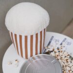 Diy Stoffe Inspiration - Popcorn - Paket Zimt Weiss - Streifen - Softeis