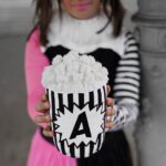 Diy Stoffe Inspiration - Popcorn - Paket Streifen Schwarz /Weiss - Harlekin