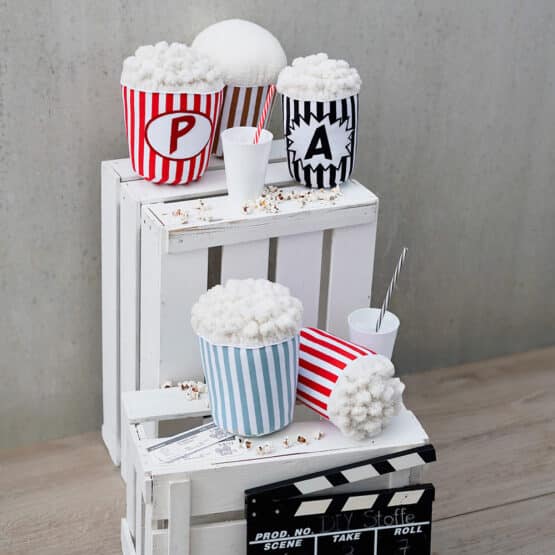 DIY Stoffe Inspiration - Popcorn - Pakete