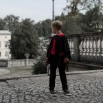 DIY Stoffe Outfit - Kostüm - Halloween - Fasching - Dracula - Poncho - Schelmy - Levin