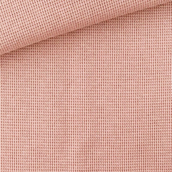 Waffel Jersey - Soft Blush