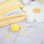 DIY Stoffe Mix - Pompon - Quilt Nadeln