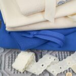 DIY Stoffe Mix - Spitze - Reißverschluss