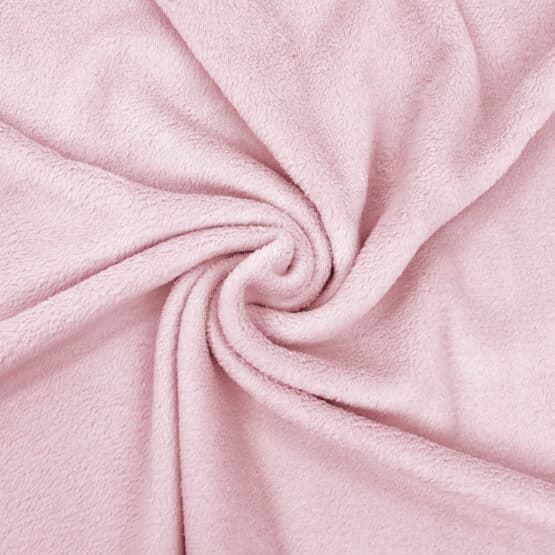 Teddyfleece-Plüsch – Zartes Rosa