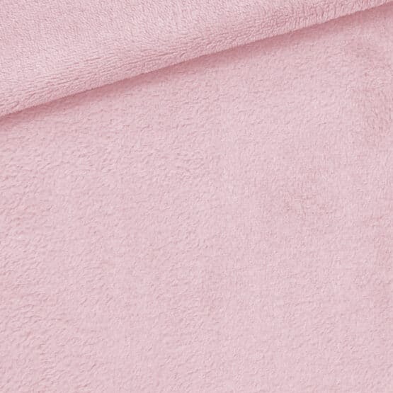 Teddyfleece-Plüsch – Zartes Rosa