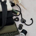 DIY Stoffe Mix - Garne - Knöpfe - Reißverschluss - Label - Kordel