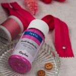 DIY Stoffe Mix - Reißverschluss - Stoffmalfarbe - Knöpfe - Garn