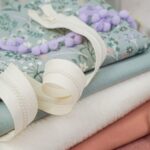 DIY Stoffe Mix - Reißverschluss - Pomponborte