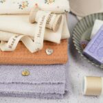 DIY Stoffe Mix - Baumwollband - Garne - Knöpfe