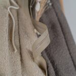 DIY Stoffe Mix - Bouclé - Reißverschluss - Kordel