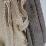 DIY Stoffe Mix - Bouclé - Reißverschluss - Kordel