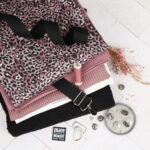 DIY Stoffe Mix - Gurtband - Garn - Label - Metall - Knopf