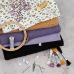 DIY Stoffe Mix - Garn Stickrahmen - Label - Sticktwist