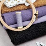 DIY Stoffe Mix - Garn Stickrahmen - Label