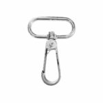 Karabinerverschluss Metall - für Gurtband 32 mm - Silber