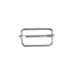 Leiterschnalle Metall - für Gurtband 32 mm - Silber