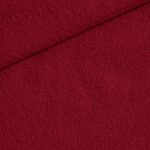 Walk - Wollstoff - Dunkles Rubinrot