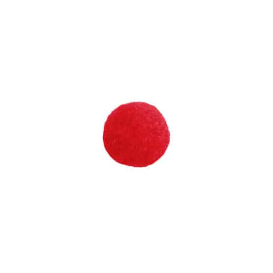 Pompon - 13 mm - Rot