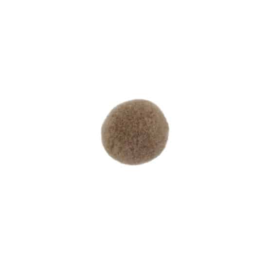 Pompon - 13 mm - Dunkles Smoky Beige