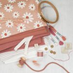 DIY Stoffe Mix - Garn - Label - Reißverschluss - Kordel - Sticktwist