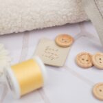 DIY Stoffe Mix - Label - Knopf