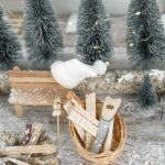 DIY Wichtel - Werkzeug - Bastelhölzer - Zipfelmütze