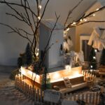 DIY Wichtel - Bademantel - Gartenzaun - Bastelhölzer - Postkarte 3