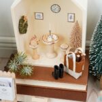 DIY Wichtelwelt - Holzbox Haus - Utensilo - Holzspule - Kerzenständer - Postkarte 2 - Stiefel