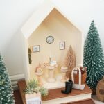 DIY Wichtelwelt - Holzbox Haus - Holzspule - Kerzenständer - Postkarte 2 - Stiefel - Utensilo